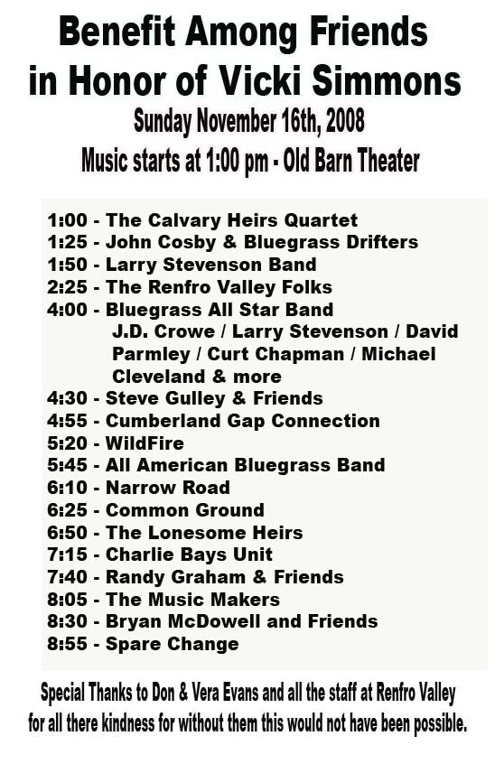 Benefit Band Schedule